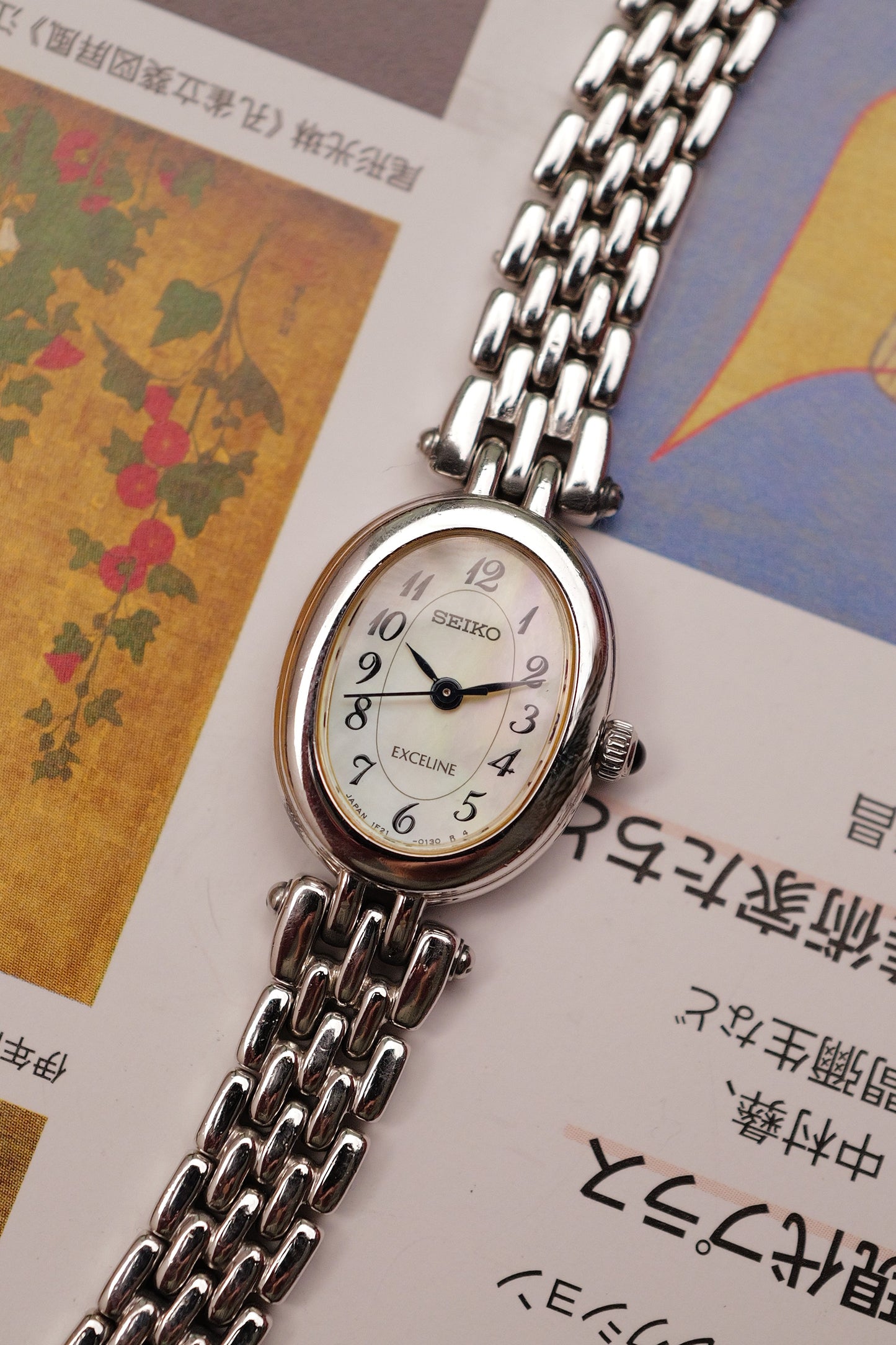 Seiko Exceline "Guilloche Oval" Circa. 1995