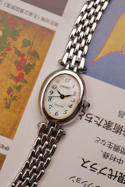 Seiko Exceline "Guilloche Oval" Circa. 1995