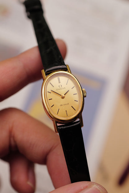 Ladies' Omega Mini Ellipse De-ville Circa, 1970s