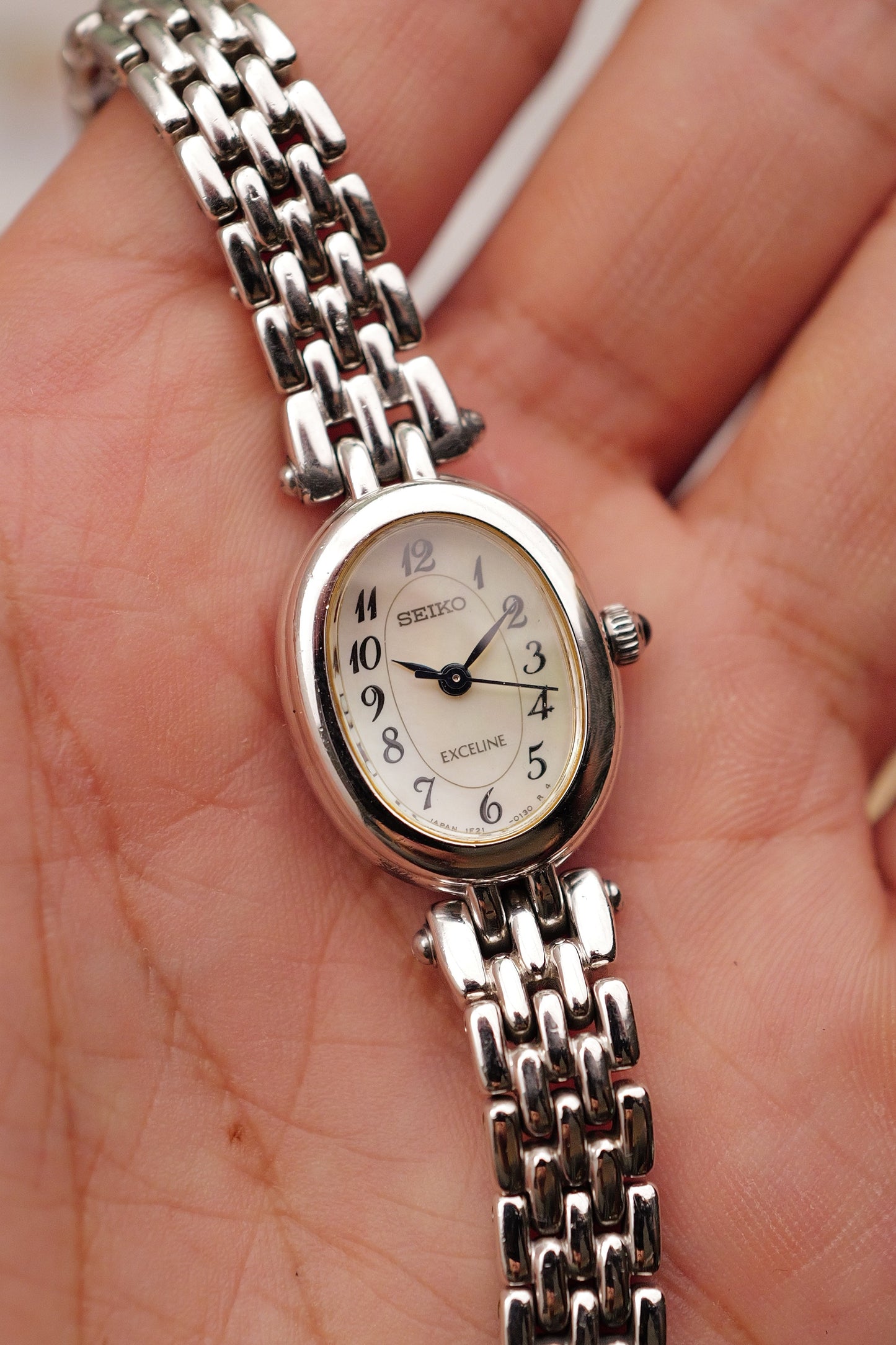 Seiko Exceline "Guilloche Oval" Circa. 1995