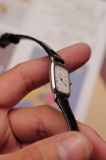 Omega De-ville "tonneau" in steel Circa, 1980s