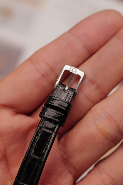 Omega De-ville "tonneau" in steel Circa, 1980s