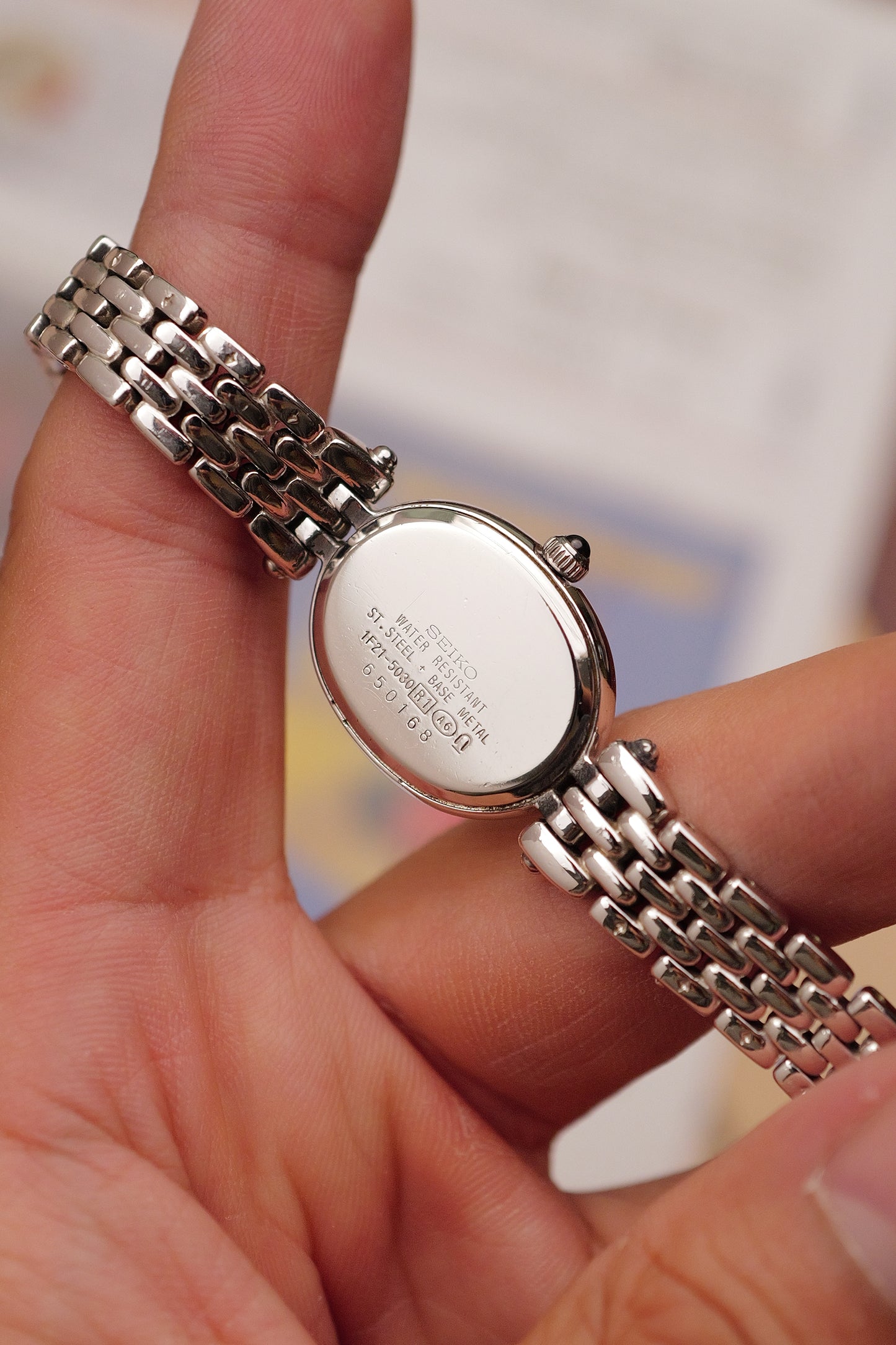 Seiko Exceline "Guilloche Oval" Circa. 1995