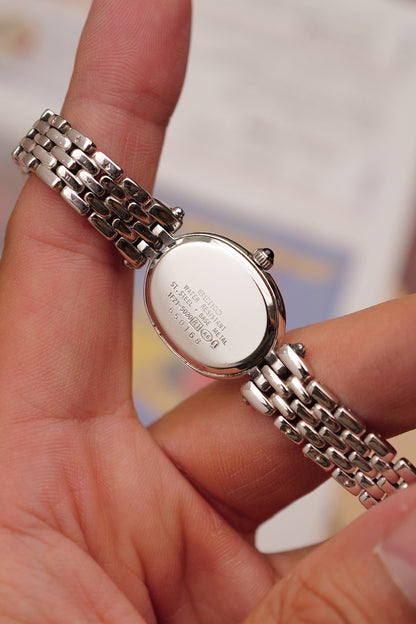 Seiko Exceline "Guilloche Oval" Circa. 1995