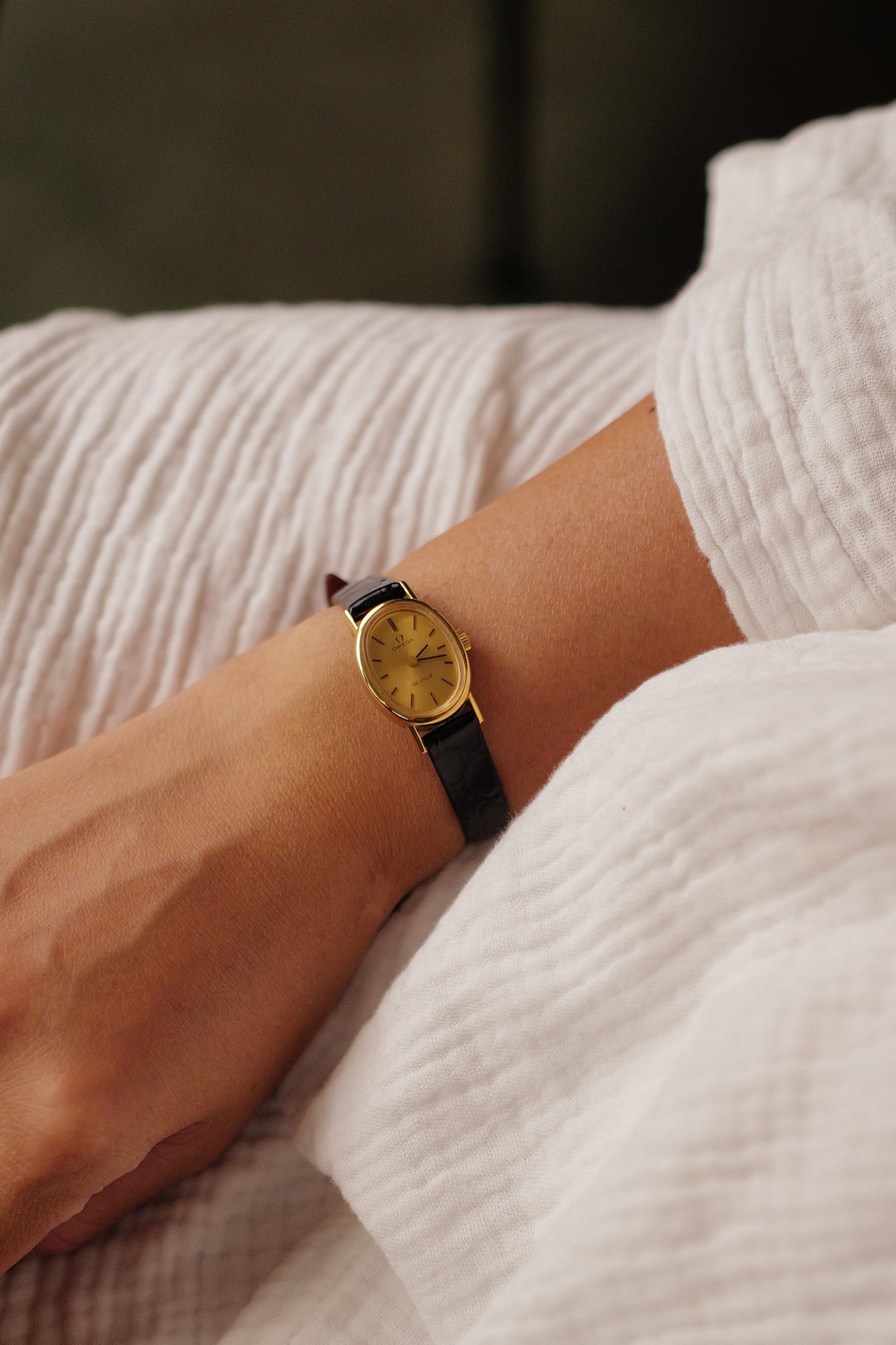Ladies' Omega Mini Ellipse De-ville Circa, 1970s