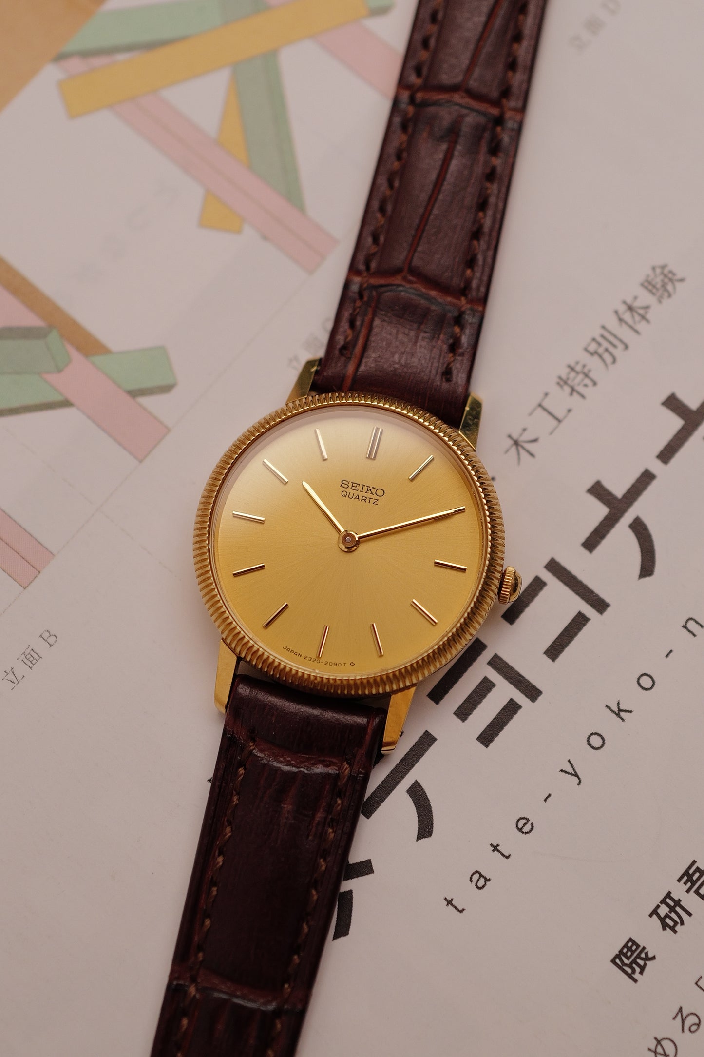Seiko Quartz "Coin bezel" classic circa. 1980