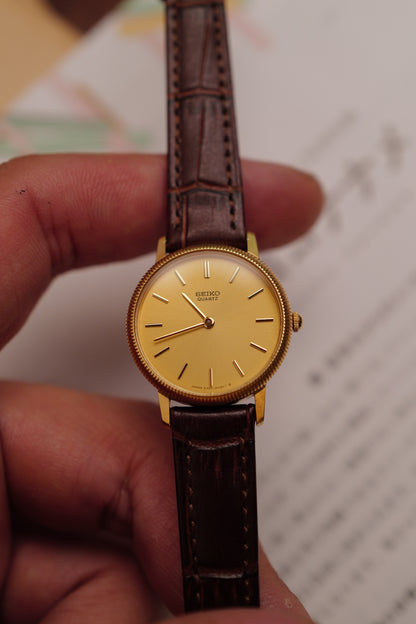 Seiko Quartz "Coin bezel" classic circa. 1980