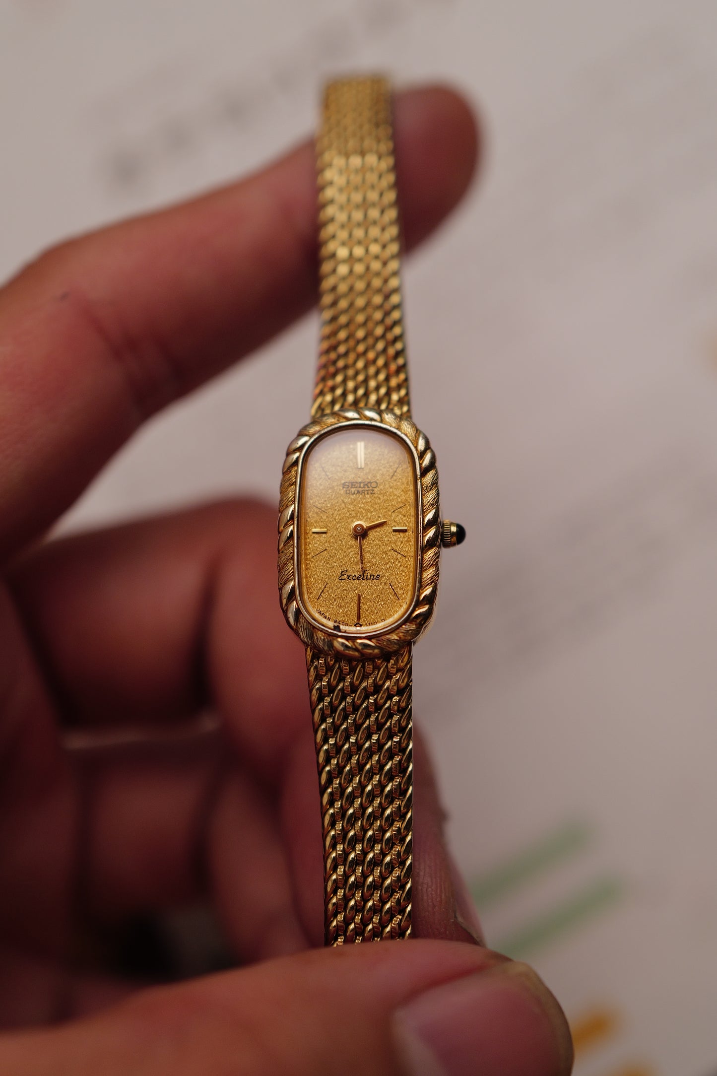 Seiko Mini Exceline Oval "Ribbon" Circa. 1983