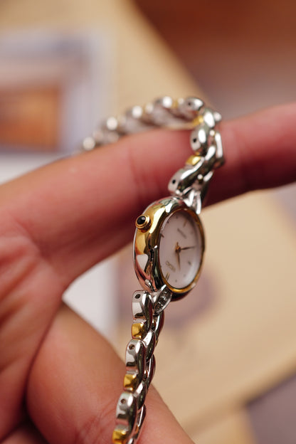 Seiko Exceline Mother of Pearl "2 tone teardrop" Circa. 1995