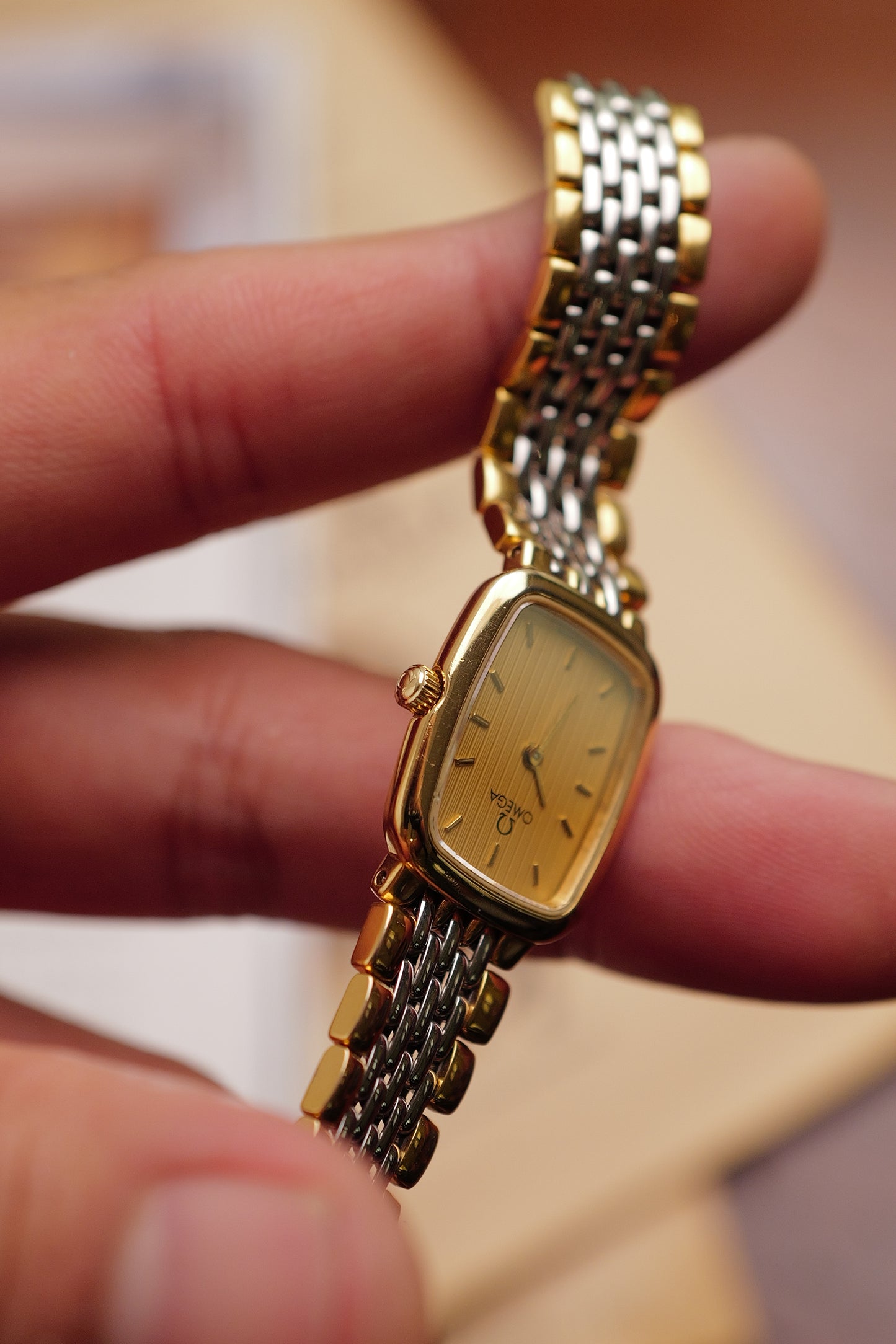 Omega De-ville "Classic Roman 2 tone" Circa. 1990s