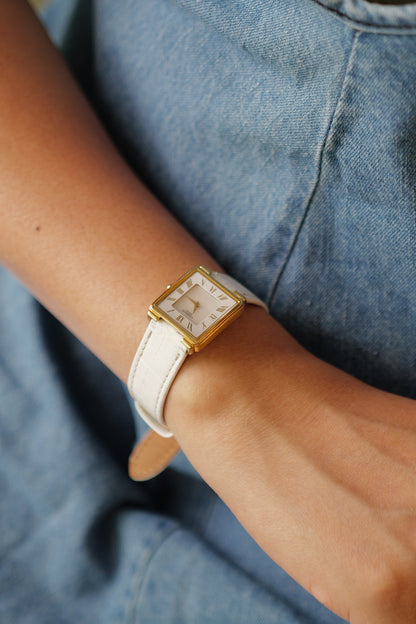 Seiko Lassale "Mother of Pearl Square" Circa. 1985
