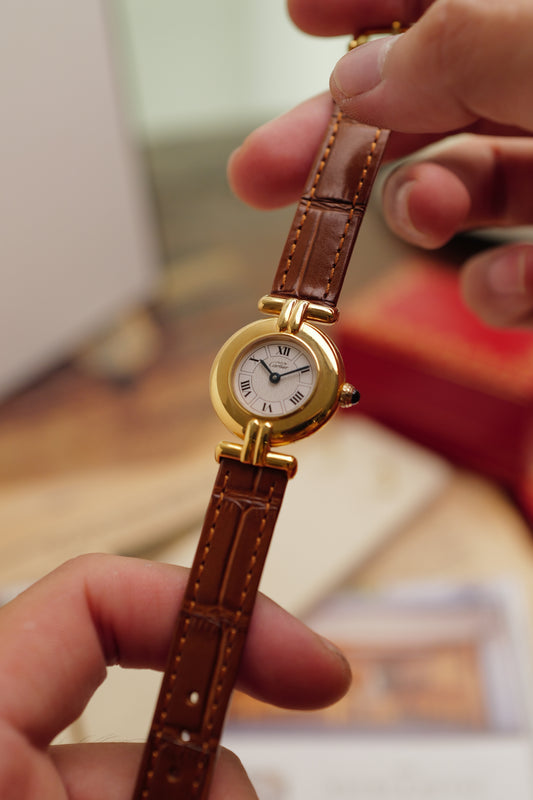 Cartier Colisee "Classic Motif" Quartz circa. 1991 Full set
