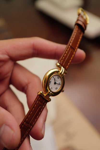 Cartier Colisee "Classic Motif" Quartz circa. 1991 Full set