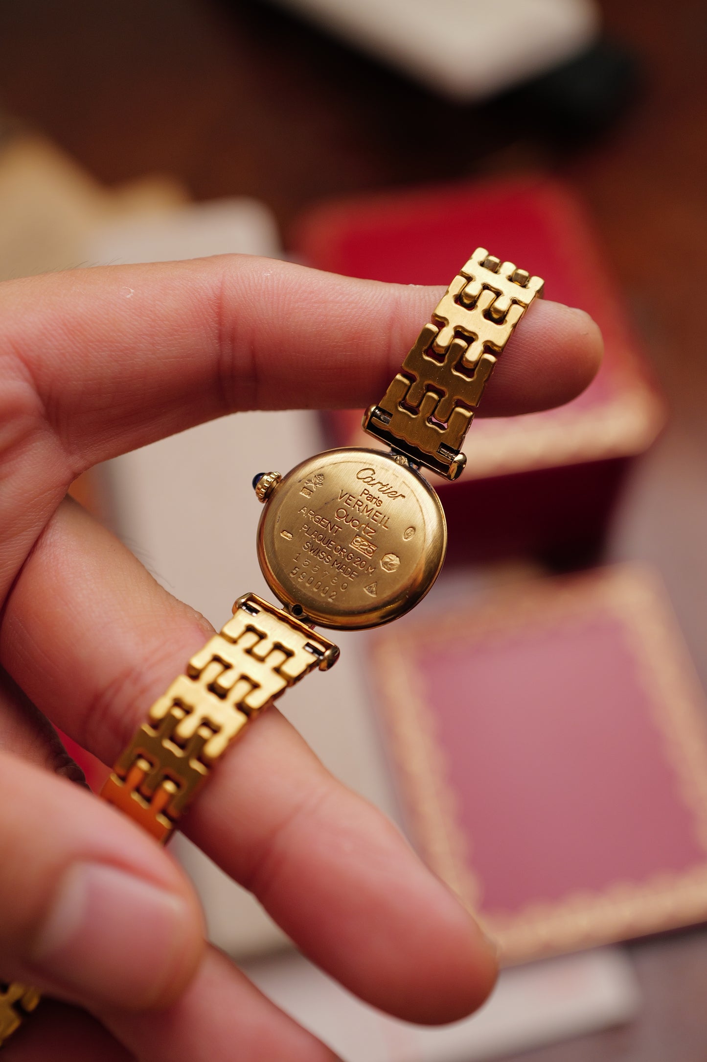 Cartier Colisee "Trinity" Quartz circa. 1985 Full set