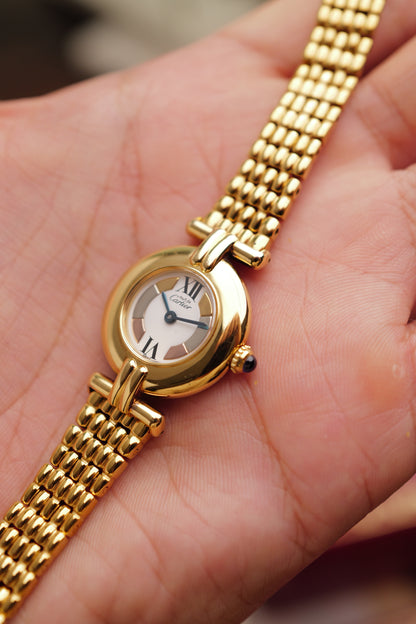 Cartier Colisee "Trinity" Quartz circa. 1985 Full set