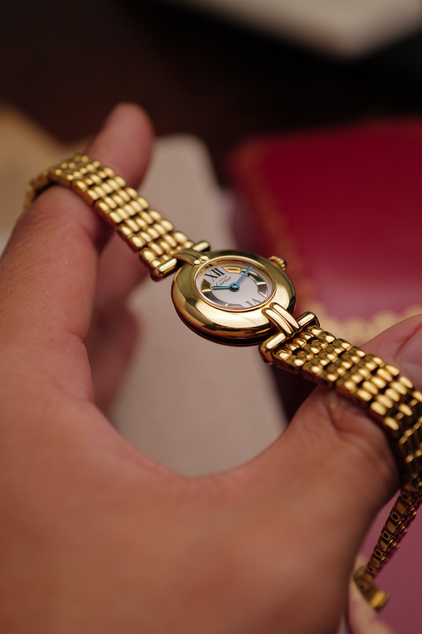 Cartier Colisee "Trinity" Quartz circa. 1985 Full set