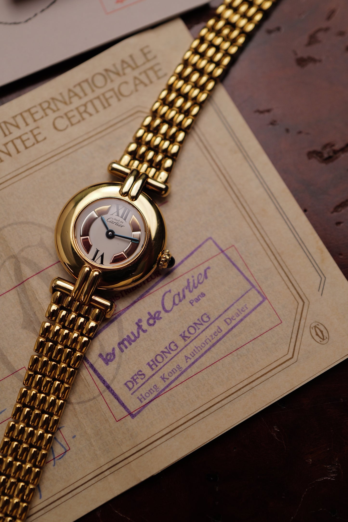 Cartier Colisee "Trinity" Quartz circa. 1985 Full set