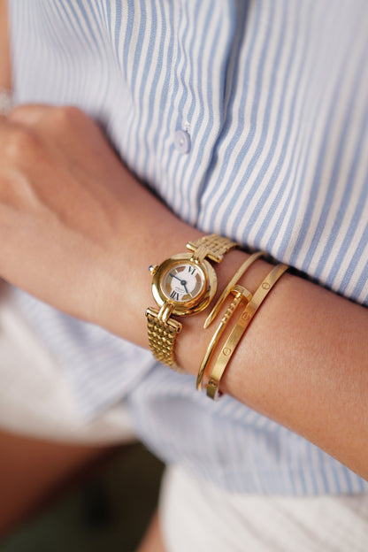 Cartier Colisee "Trinity" Quartz circa. 1985 Full set