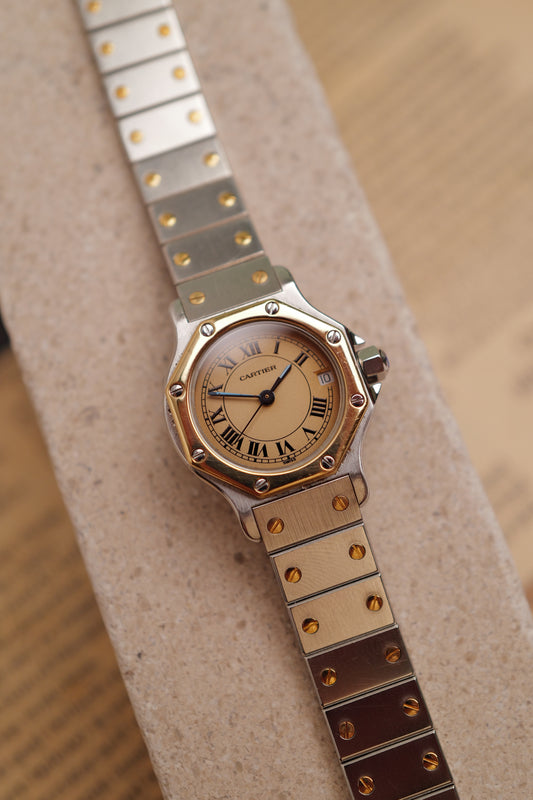 Cartier Santos Octa SM Quartz Ref. 187903 Circa. 1980s