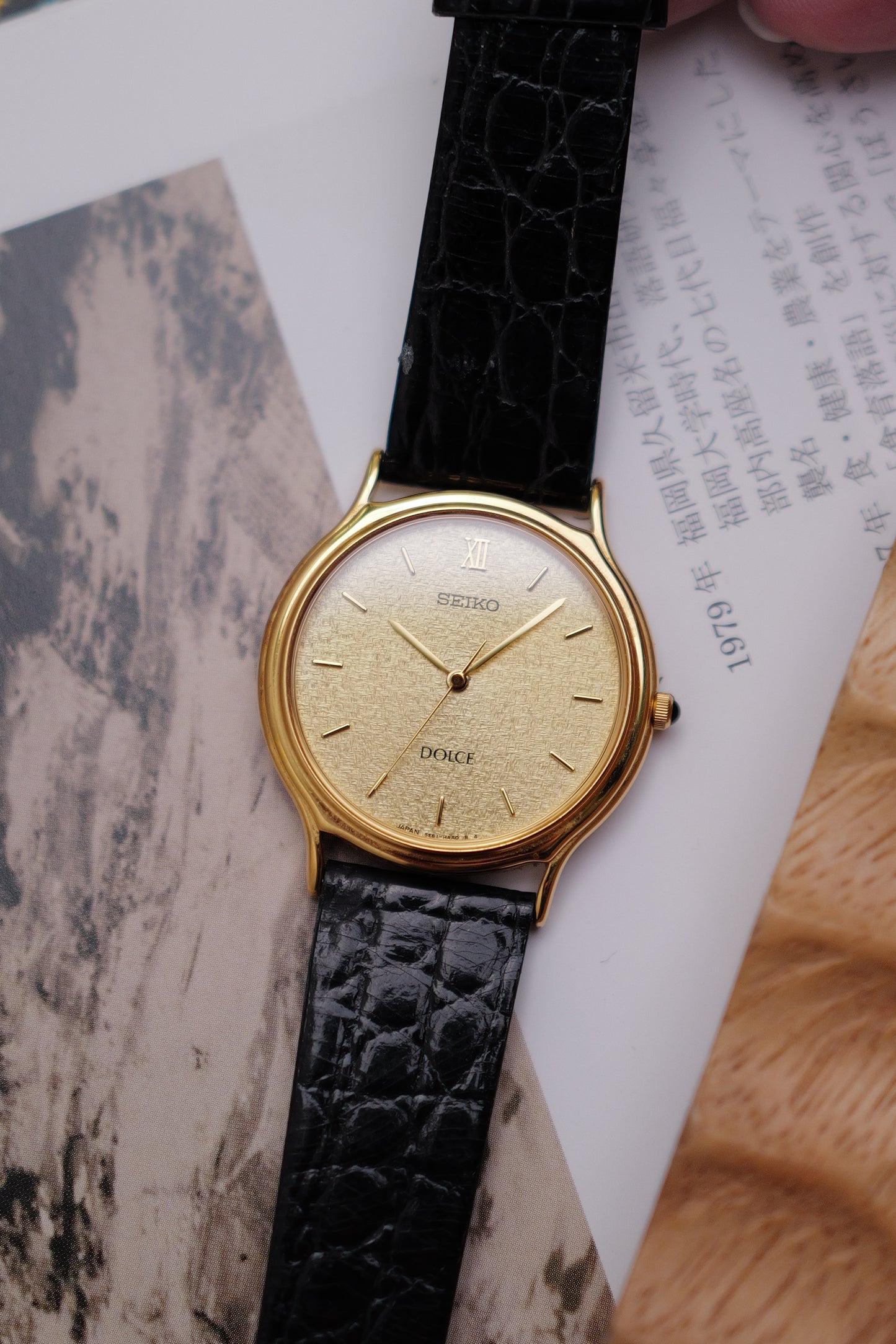 Seiko Dolce "Texture Gold flake" circa. 1996