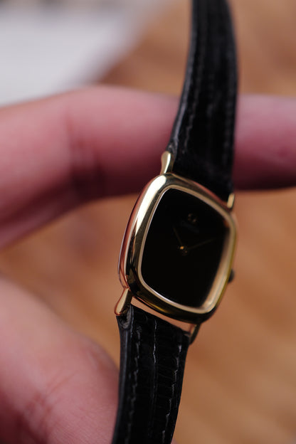 Omega De-ville "Onyx Cushion" Circa. 1990s