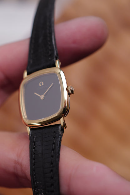 Omega De-ville "Onyx Cushion" Circa. 1990s