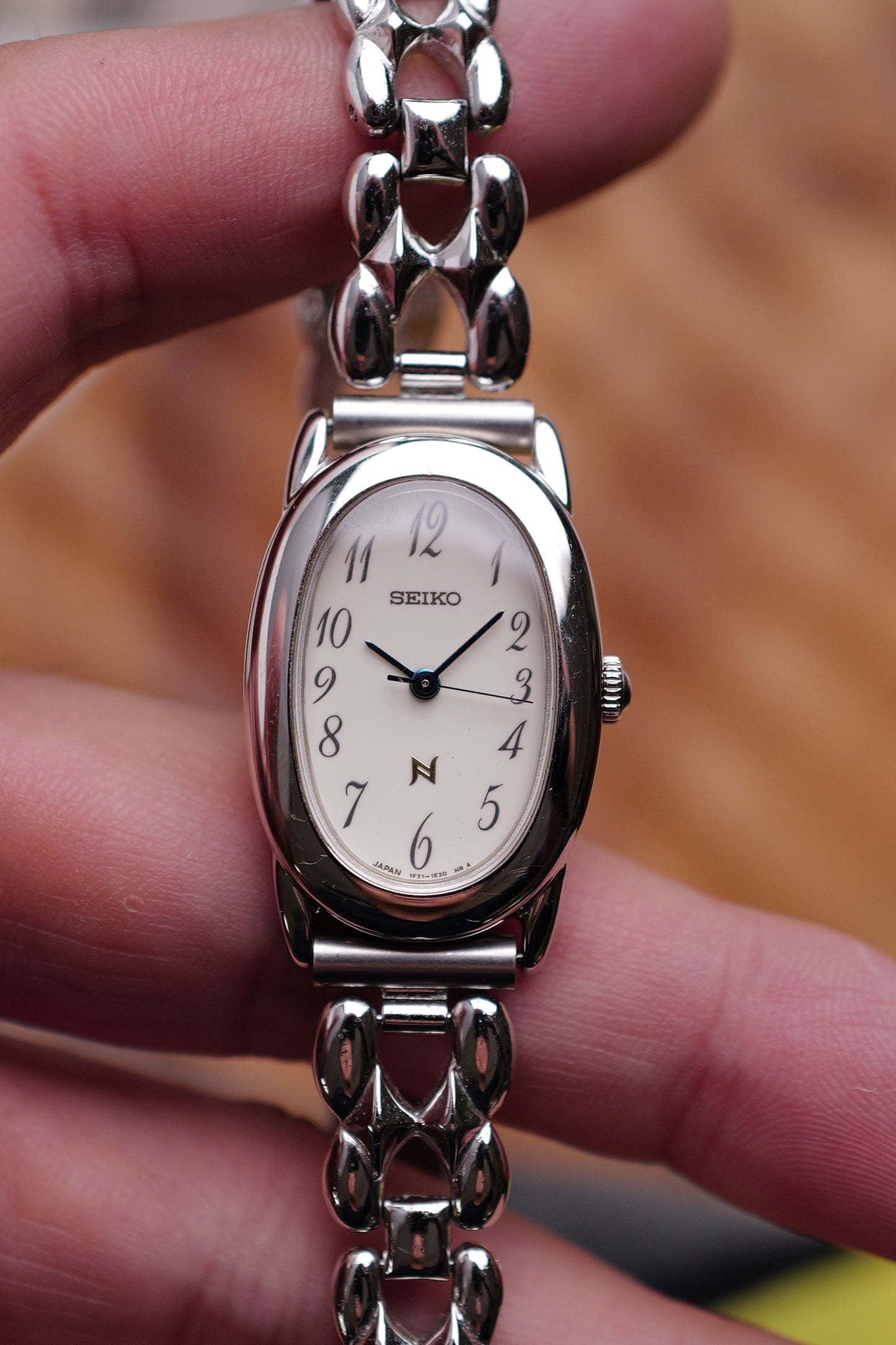 Seiko Ladies "Baignoire" Steel Circa. 1995
