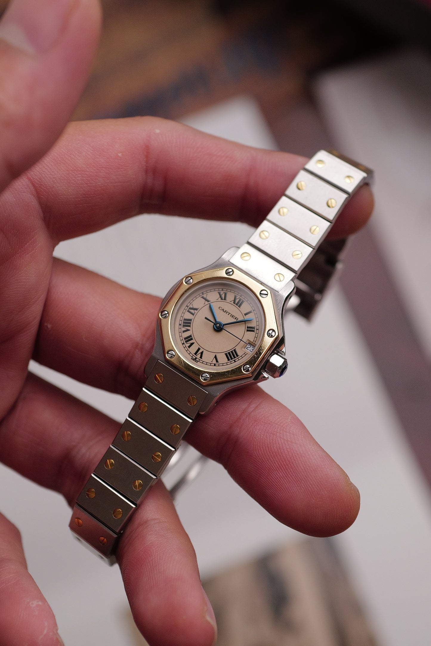 Cartier Santos "Octa SM" Quartz Circa. 1980s