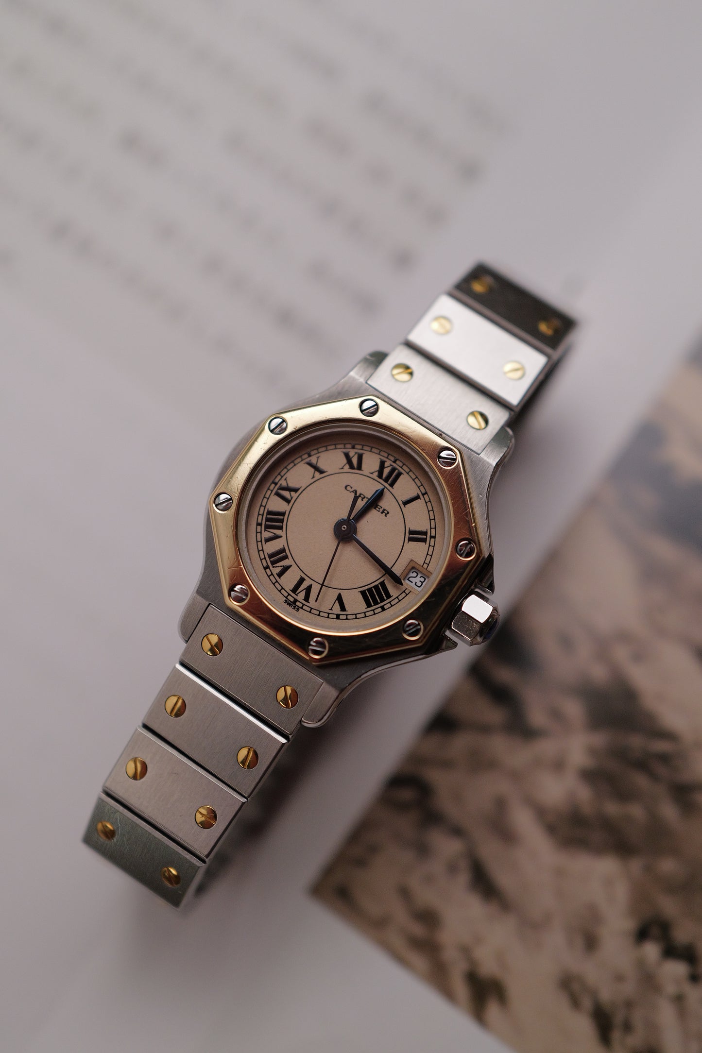 Cartier Santos "Octa SM" Quartz Circa. 1980s