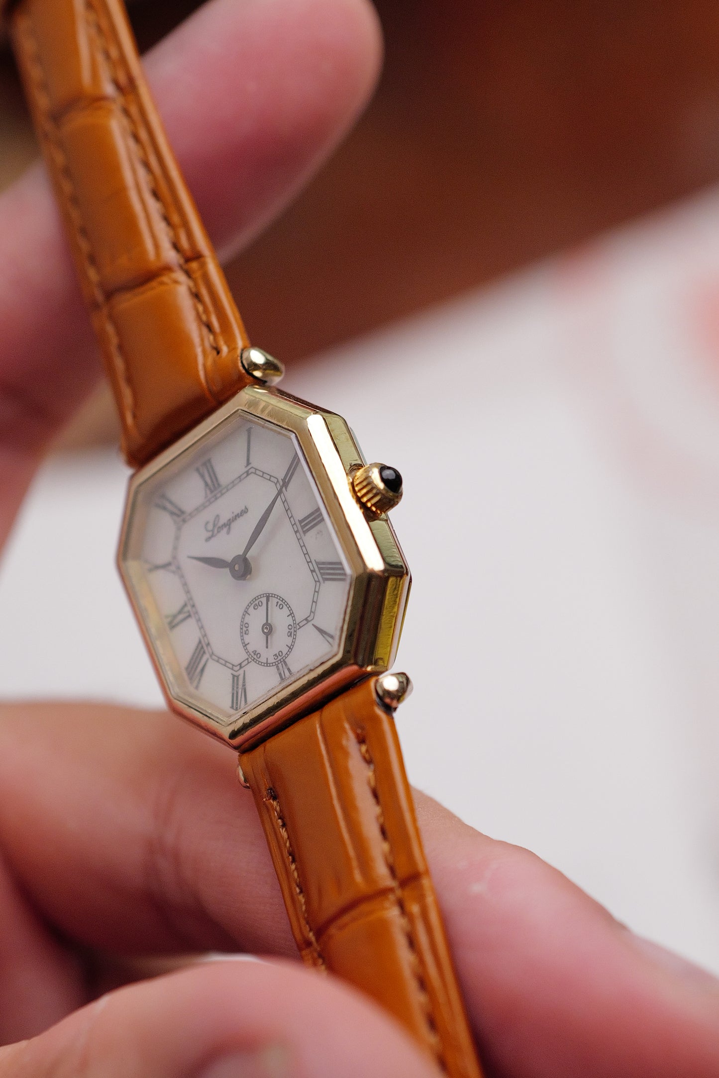 Longines Octagonal "Mother of Pearl" Circa. 1980s