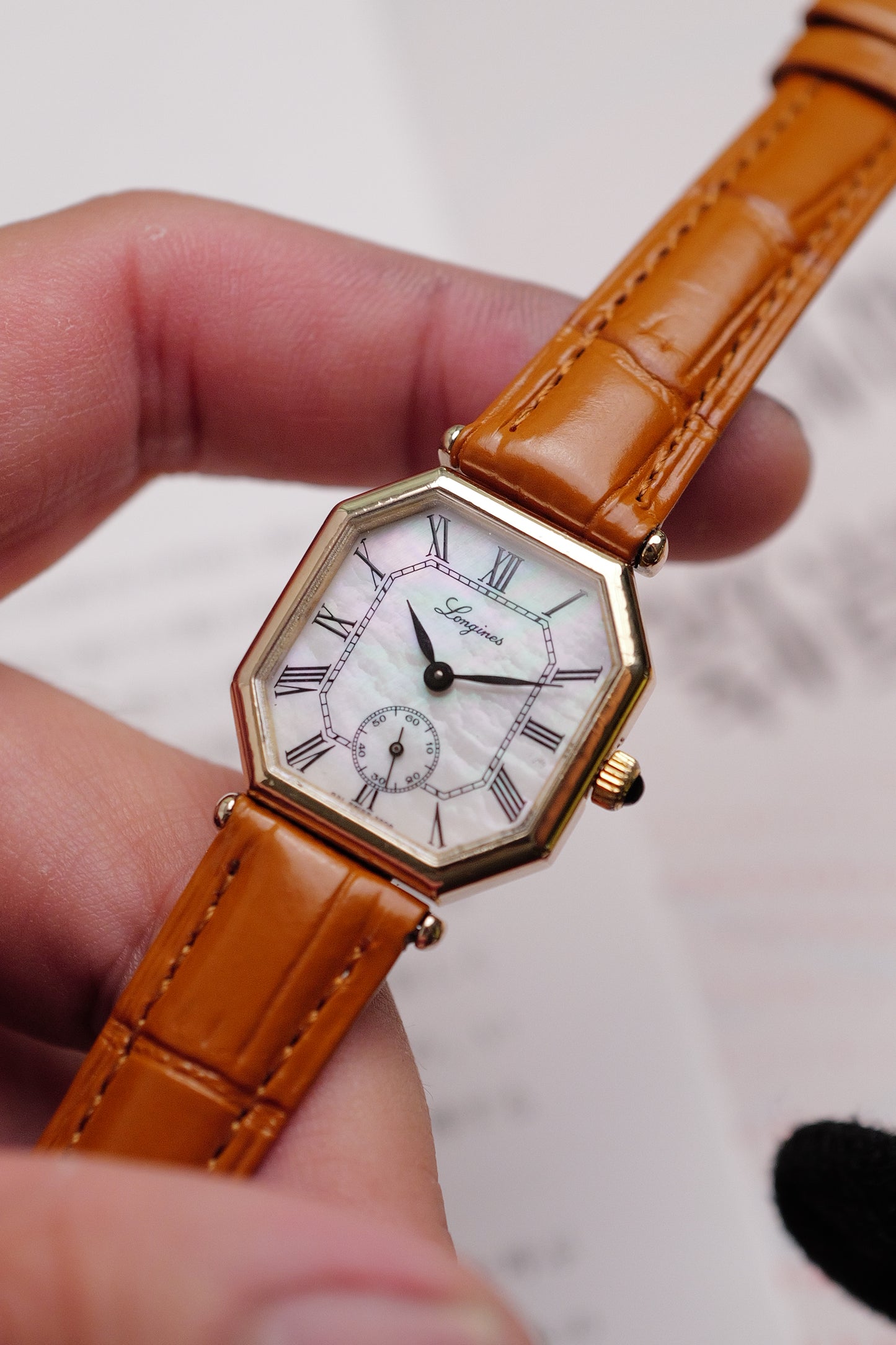 Longines Octagonal "Mother of Pearl" Circa. 1980s
