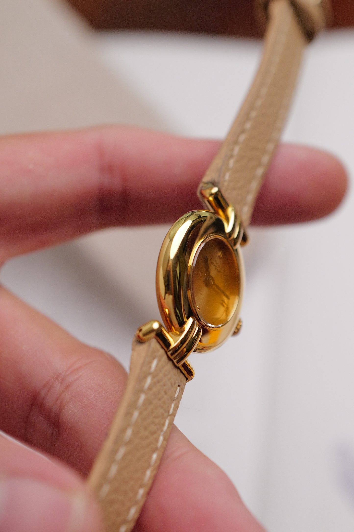 Cartier Colisee " Sunburst " Quartz Circa. 1980s w/ original Box