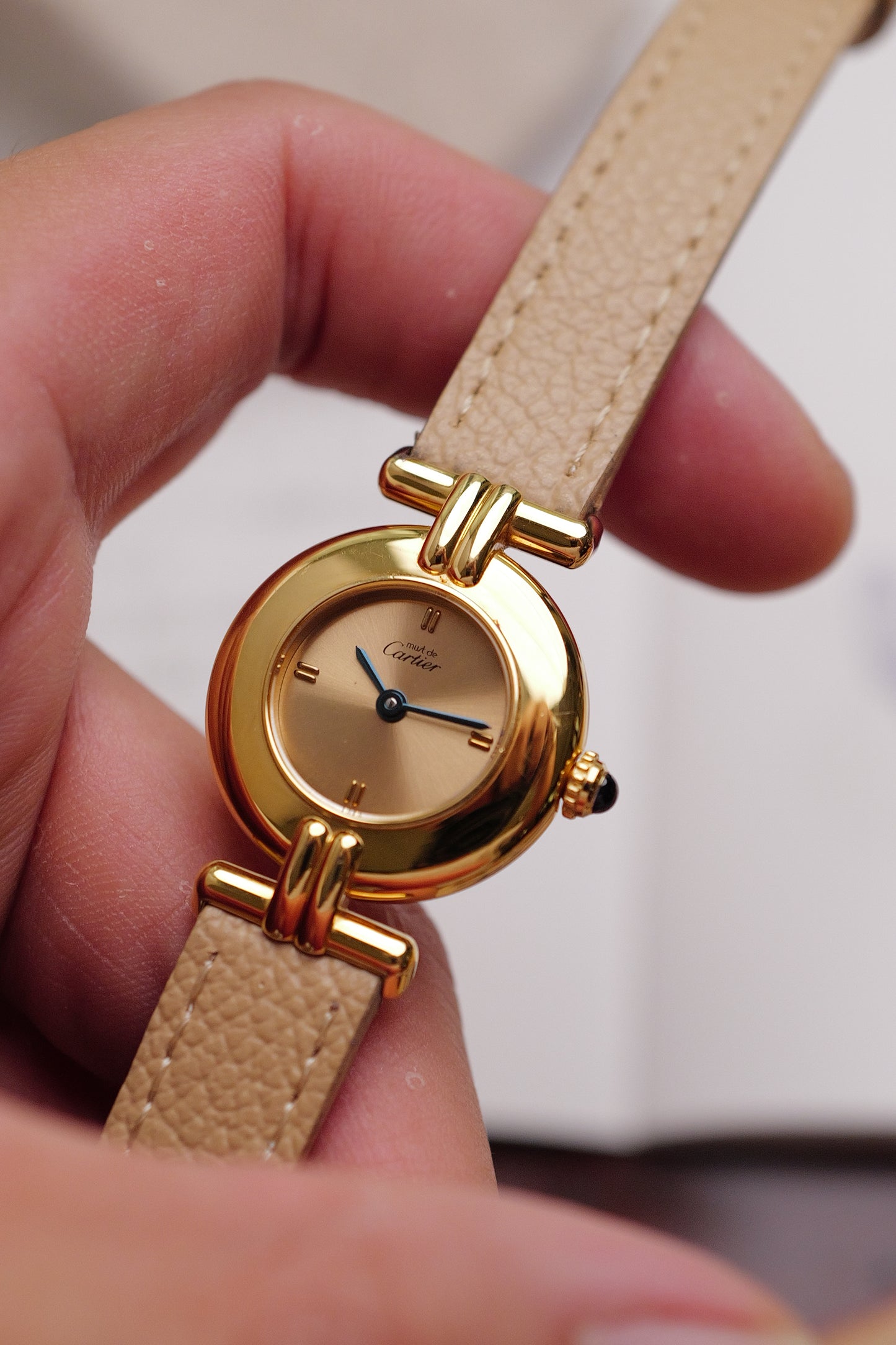 Cartier Colisee " Sunburst " Quartz Circa. 1980s w/ original Box
