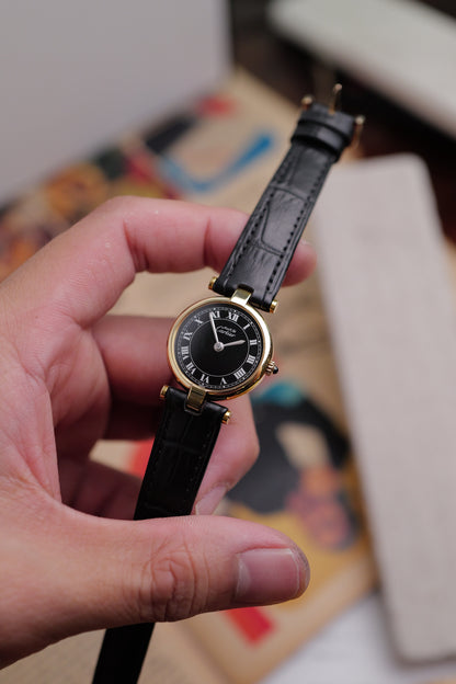 Cartier Vendome "Classic Onyx" Lacquer SM Circa. 1980s w/ original box