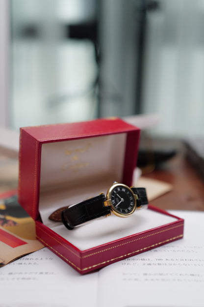 Cartier Vendome "Classic Onyx" Lacquer SM Circa. 1980s w/ original box