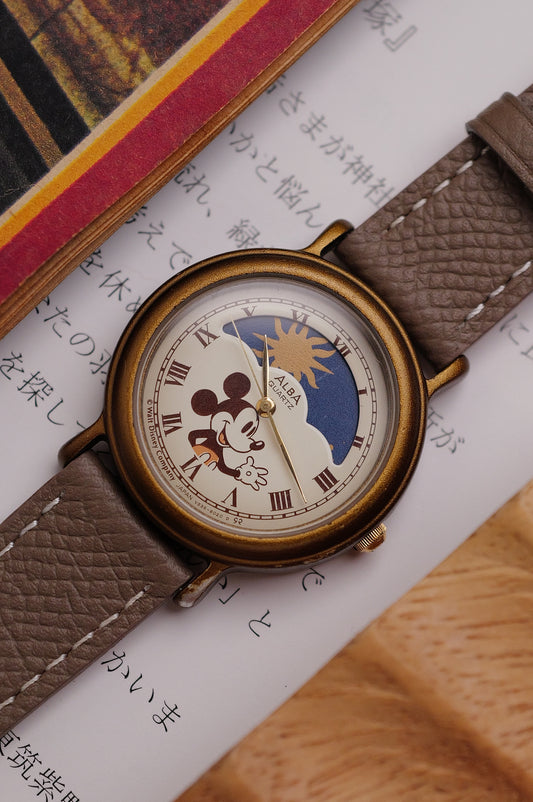 Seiko Alba "Mickey Moonphase" Circa. 1980s