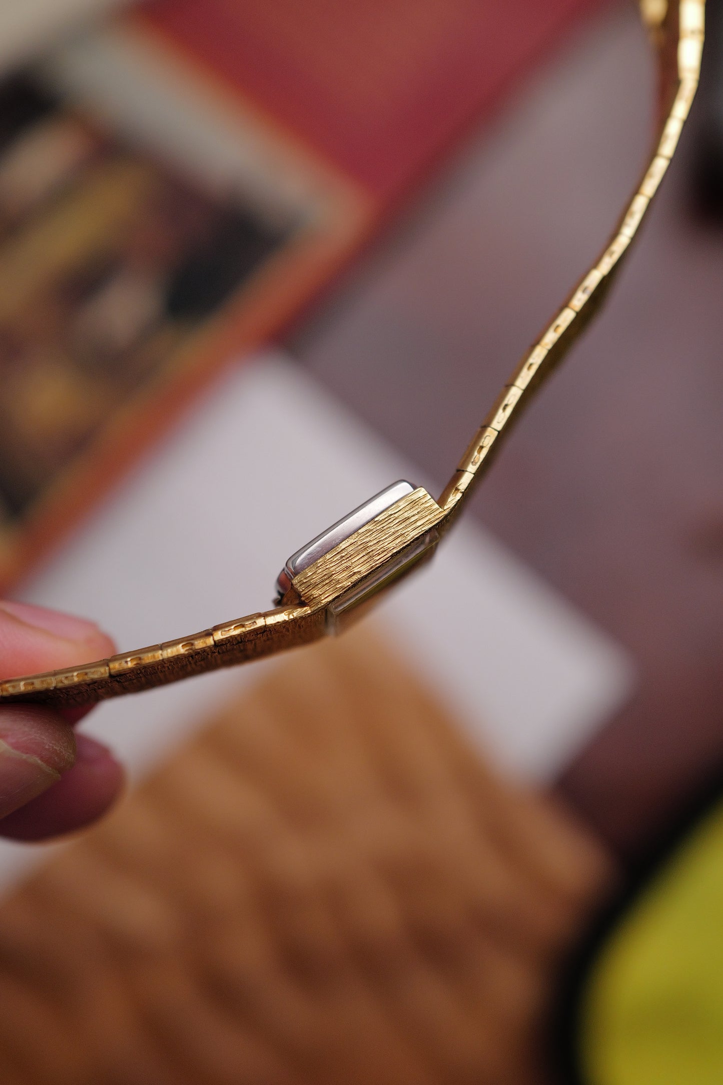 Omega Art-Deco "bark" Bracelet Circa. 1970s