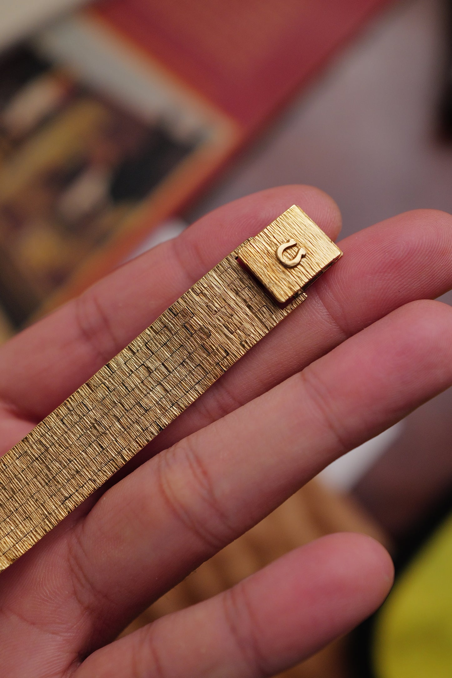 Omega Art-Deco "bark" Bracelet Circa. 1970s