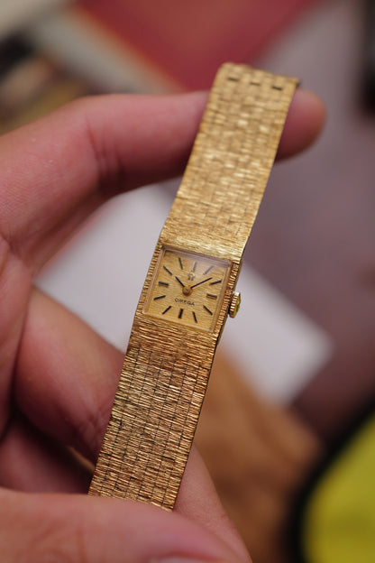 Omega Art-Deco "bark" Bracelet Circa. 1970s