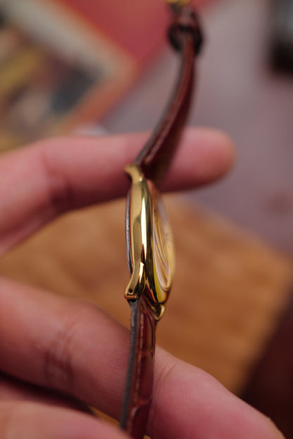 Seiko Ladies "Baignoire" Gold Circa. 1995