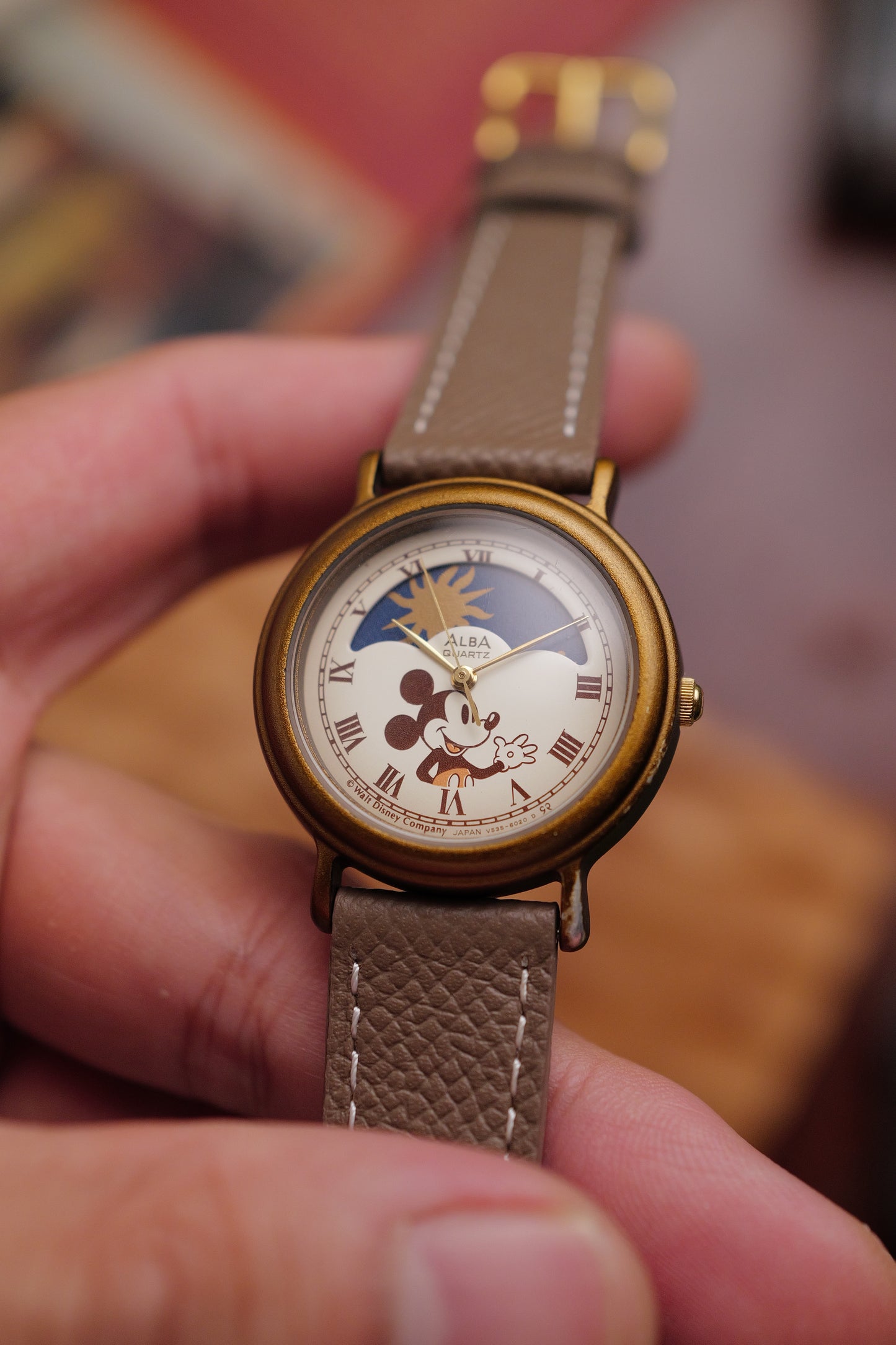 Seiko Alba "Mickey Moonphase" Circa. 1980s
