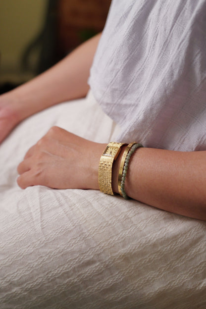 Omega Art-Deco "bark" Bracelet Circa. 1970s
