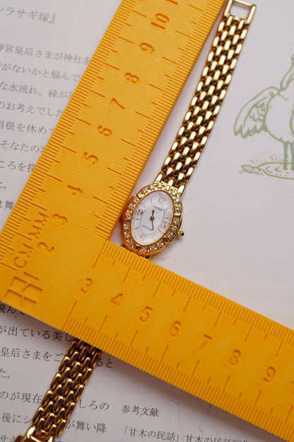 Seiko Exceline "Mother of Pearl Floral" Circa. 1991