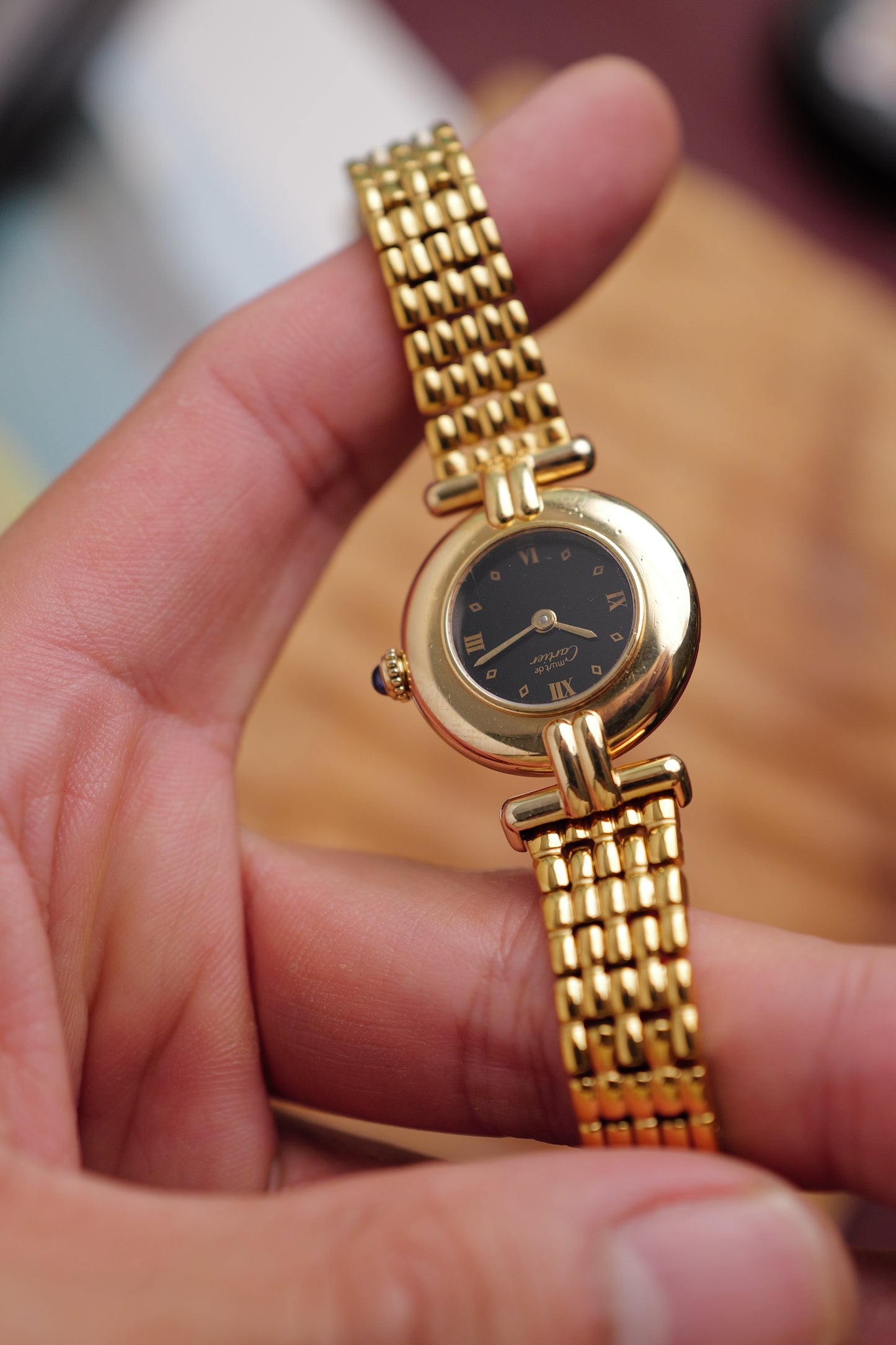 Cartier Colisee " Art-deco Roman" Quartz Circa. 1980s