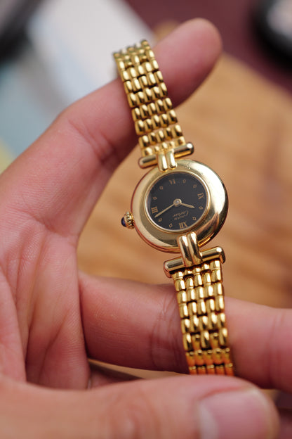 Cartier Colisee " Art-deco Roman" Quartz Circa. 1980s
