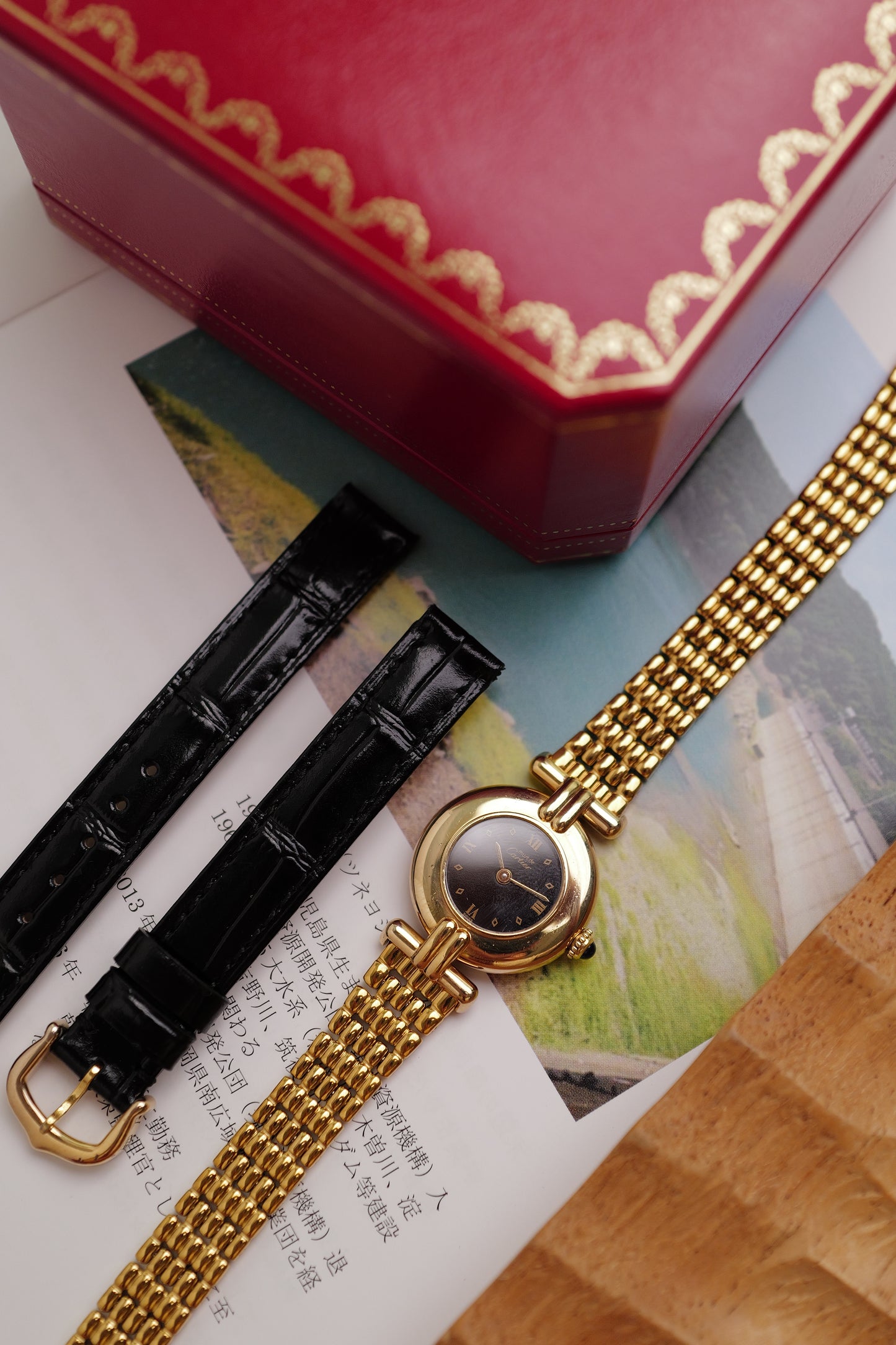 Cartier Colisee " Art-deco Roman" Quartz Circa. 1980s