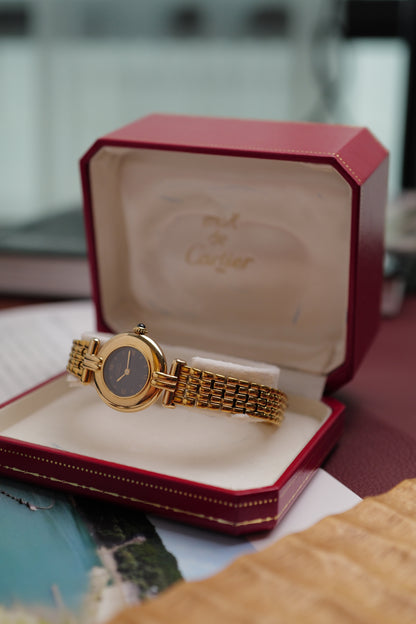 Cartier Colisee " Art-deco Roman" Quartz Circa. 1980s