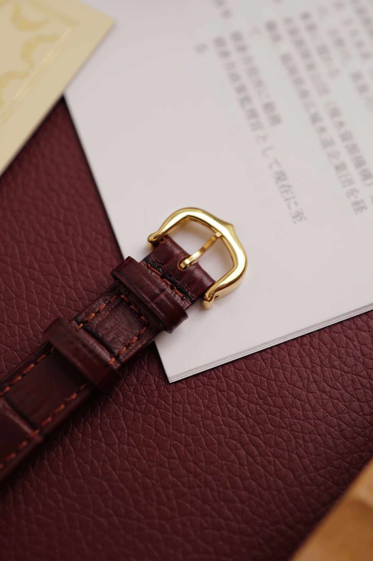 Cartier Vendome SM "Classic Lemon" Circa. 1980s w/ box & paper full set
