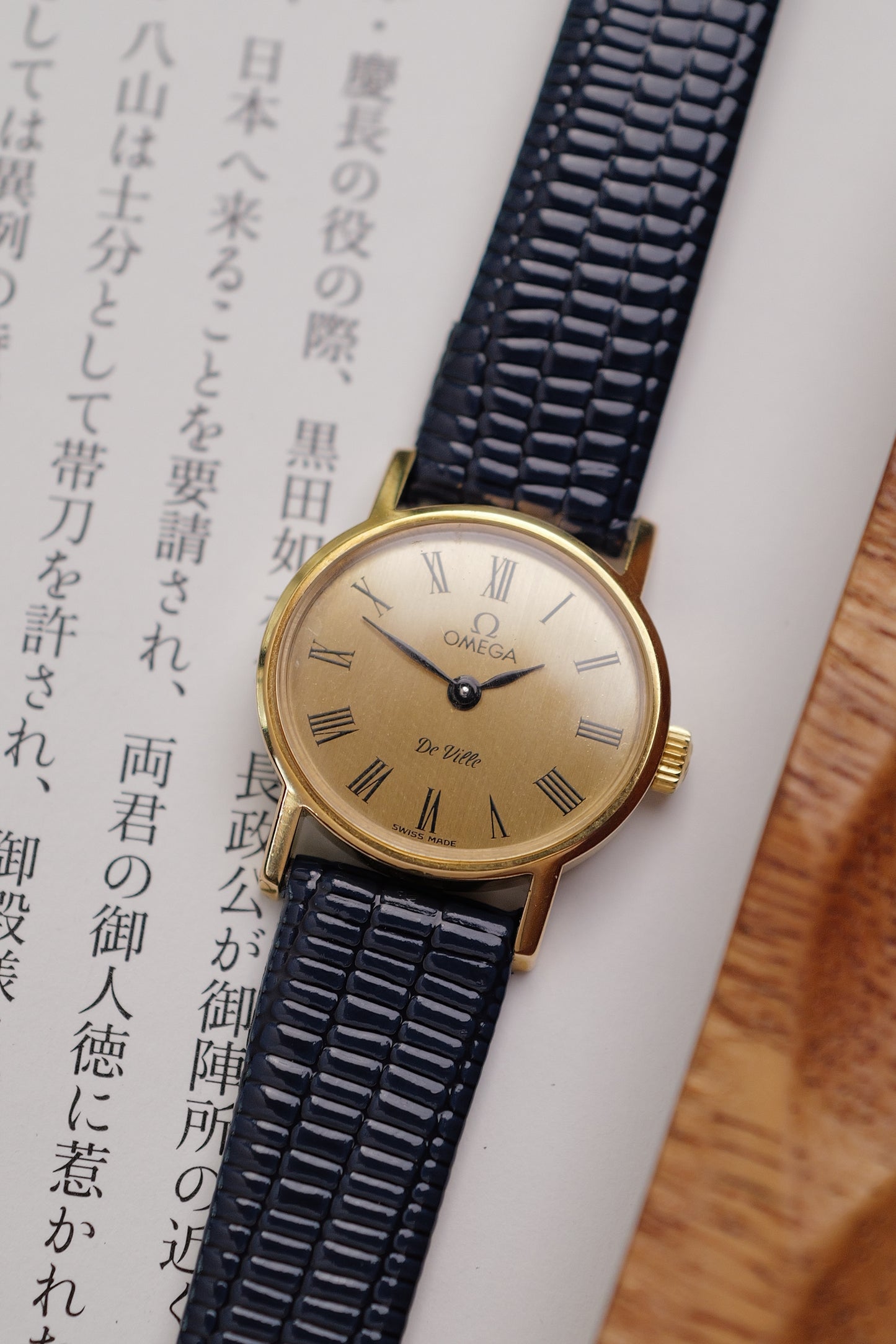 Omega "Roman Oval" De-ville Circa. 1970s