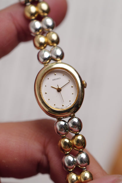 Seiko " 2-tone Beaded" Circa. 1985